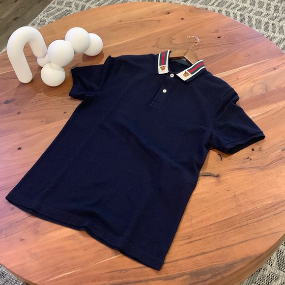 🙌 Used like new Men’s Gucci polo size M - Picture 2 of 11